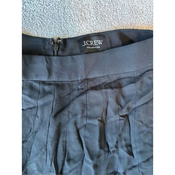 NWT J Crew Collection black pleated Maxi Skirt Lightweight Chiffon, $198 E2 - Picture 6 of 10